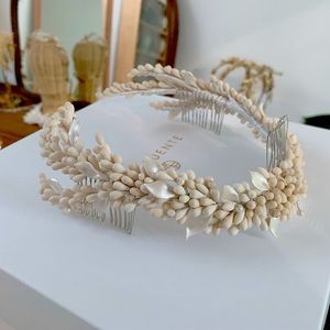 Handmade Bridal Crown, Custom Made by Ana Fuente.
